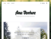 Tablet Screenshot of anaventure.com